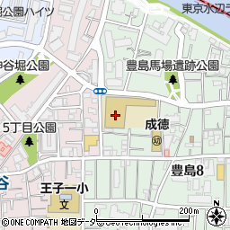 東京成徳大学高等学校　一貫部周辺の地図