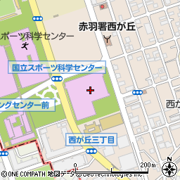 東京都北区西が丘3丁目12周辺の地図