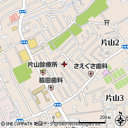 埼玉県新座市片山2丁目周辺の地図