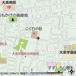 東京都練馬区大泉学園町5丁目周辺の地図