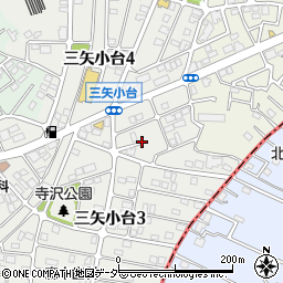 千葉県松戸市三矢小台4丁目4周辺の地図