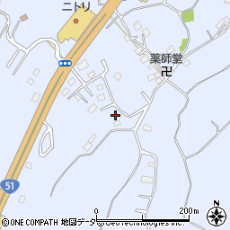 千葉県成田市不動ケ岡1855周辺の地図