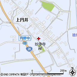 山梨県韮崎市円野町上円井1171周辺の地図