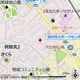 東京都羽村市羽加美1丁目35-11周辺の地図