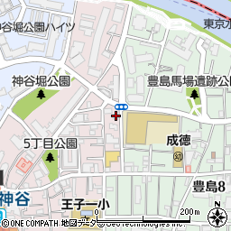 王子珠算学園周辺の地図