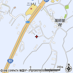 千葉県成田市不動ケ岡1865周辺の地図