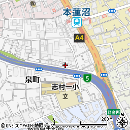 東京都板橋区泉町14周辺の地図