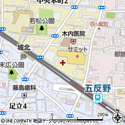 東京都足立区中央本町2丁目25周辺の地図