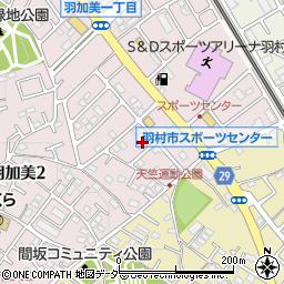 東京都羽村市羽加美1丁目35-5周辺の地図