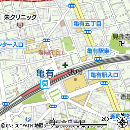 株式会社昇司不動産　亀有駅前支店周辺の地図