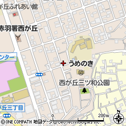 東京都北区西が丘2丁目20-1周辺の地図