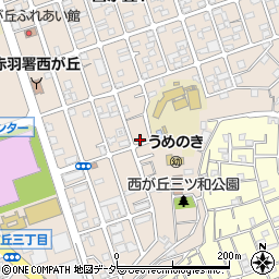 東京都北区西が丘2丁目20-2周辺の地図