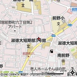 東京都板橋区前野町6丁目37-12周辺の地図