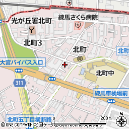 クイーンズプライム練馬北町周辺の地図