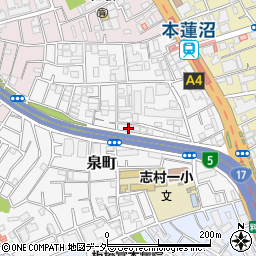 東京都板橋区泉町12周辺の地図