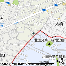 千葉県松戸市二十世紀が丘萩町441周辺の地図