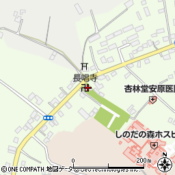 長唱寺周辺の地図