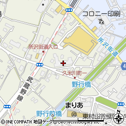 ライオンズマンション久米川第２二番館周辺の地図