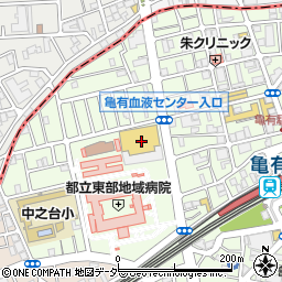 サミットストア亀有駅北店周辺の地図