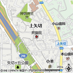 昇龍院周辺の地図