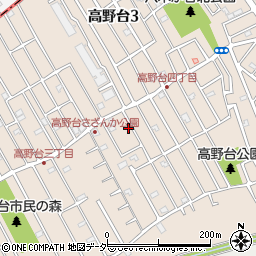 千葉県船橋市高野台周辺の地図