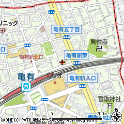 サイゼリヤ 亀有駅北口店周辺の地図