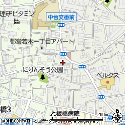 中台ハイム周辺の地図