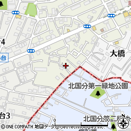 千葉県松戸市二十世紀が丘萩町401周辺の地図