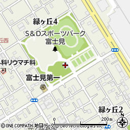富士見公園グラブハウス周辺の地図
