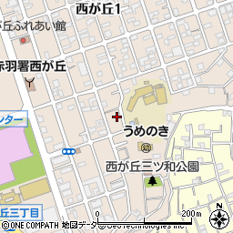 東京都北区西が丘2丁目20-16周辺の地図