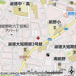 東京都板橋区前野町6丁目37-16周辺の地図