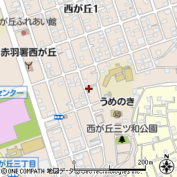 東京都北区西が丘2丁目20-5周辺の地図