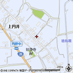 山梨県韮崎市円野町上円井2068周辺の地図