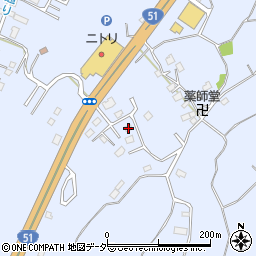 千葉県成田市不動ケ岡1851周辺の地図