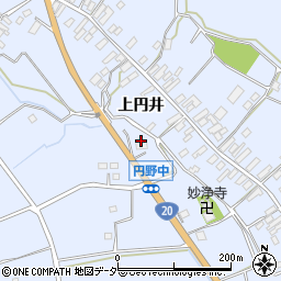 山梨県韮崎市円野町上円井1211周辺の地図