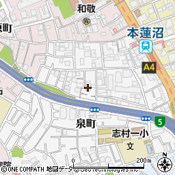 東京都板橋区泉町48周辺の地図