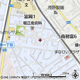 富岡第二公園周辺の地図