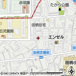 田柄住宅４号棟周辺の地図