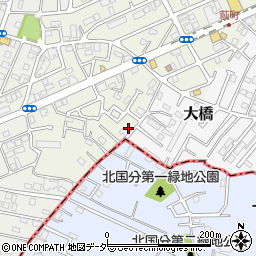 千葉県松戸市二十世紀が丘萩町362周辺の地図