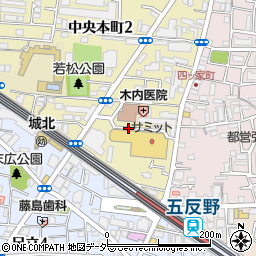 東京都足立区中央本町2丁目24周辺の地図