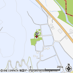 山梨県韮崎市穴山町1509-1周辺の地図