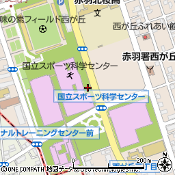東京都北区西が丘3丁目周辺の地図