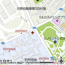 ファミリーマート羽村動物公園西店周辺の地図