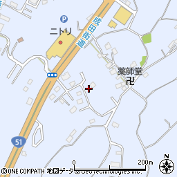 千葉県成田市不動ケ岡1850周辺の地図