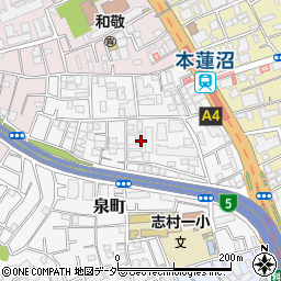 東京都板橋区泉町9周辺の地図