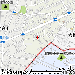 千葉県松戸市二十世紀が丘萩町417周辺の地図