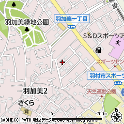 東京都羽村市羽加美1丁目39-12周辺の地図