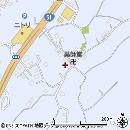 千葉県成田市不動ケ岡1829周辺の地図