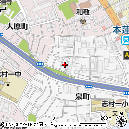 東京都板橋区泉町46周辺の地図