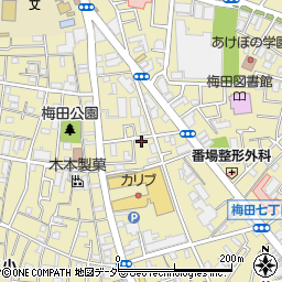 西新井相互自動車周辺の地図